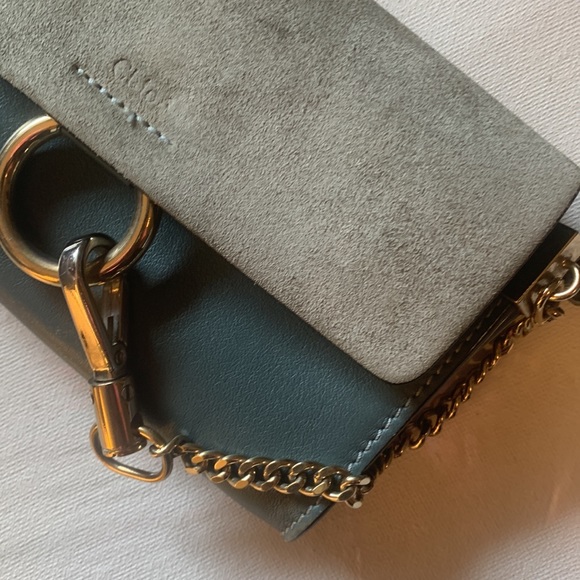 Chloe crossbody bag suede leather - Picture 9 of 10